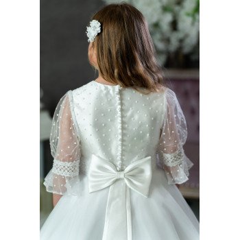 White First Holy Communion Dress