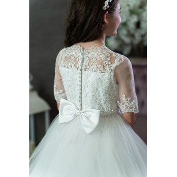 White First Holy Communion Dress
