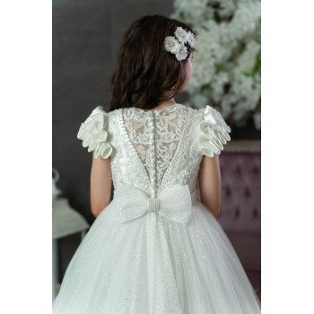 White First Holy Communion Dress