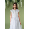 White Satin First Holy Communion Bolero