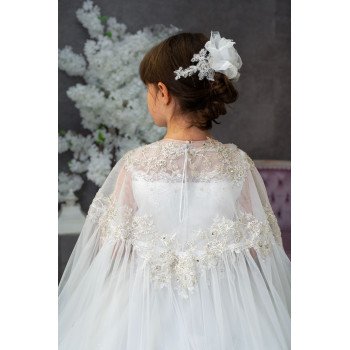 White First Holy Communion Cape