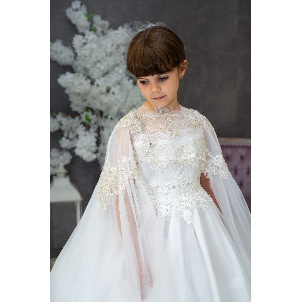 White First Holy Communion Cape White First Holy Communion Cape