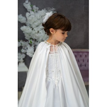 Handmade White First Holy Communion Cape
