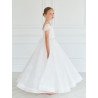 HANDMADE IVORY FIRST HOLY COMMUNION DRESS BY TETER WARM