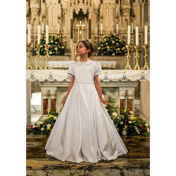 White First Holy Communion Dress White First Holy Communion Dress