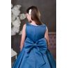 Maluve Confirmation Dress with Bow and Beaded Colar Style EF 38