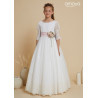 Ivory/Pink First Holy Communion Dress
