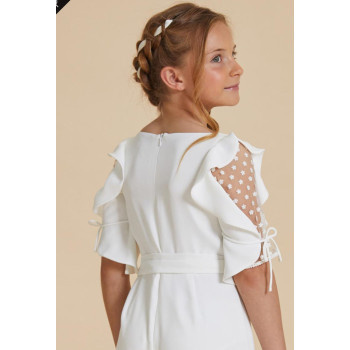 Ivory First Holy Communion Jumpsuit