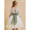 Ivory/Pink First Holy Communion Dress