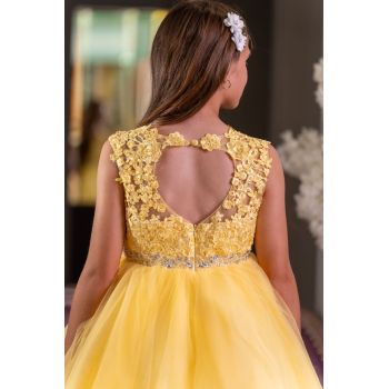 Yellow Confirmation Dress
