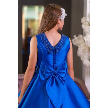 Peacock Confirmation Dress Style Ko26748
