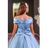 Dk Powder Blue Confirmation Dress