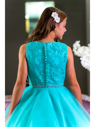 Artic Blue Confirmation Dress