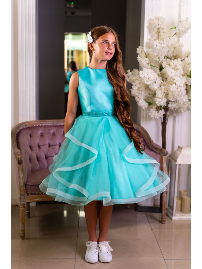 Artic Blue Confirmation Dress