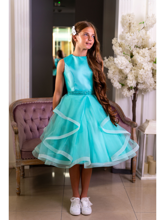 Artic Blue Confirmation Dress