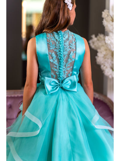 Artic Blue Confirmation Dress