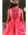 Coral Confirnation Dress