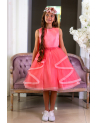 Coral Confirnation Dress