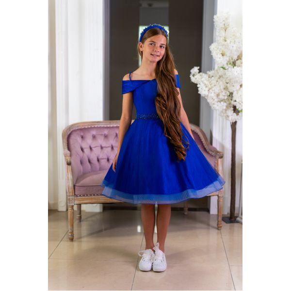 Peacock Confirmation Dress