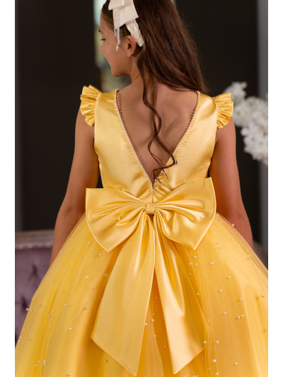Yellow Confirmation Dress