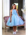 Blue Confirmation Dress