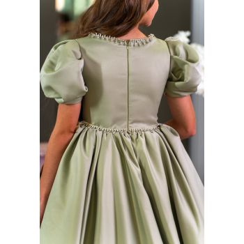 Sage Confirmation Dress