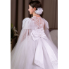 Polka Bridal White First Holy Communion Dress