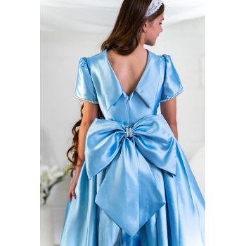 Blue Confirmation Dress