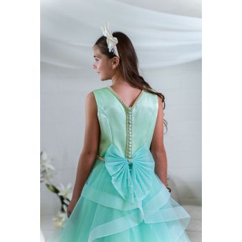 Pale Green Confirmation Dress