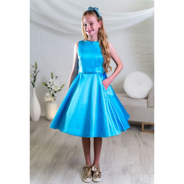 Turquoise Confirmation Dress