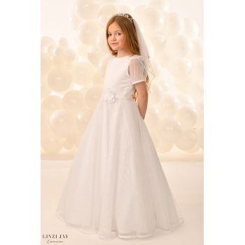 Linzi Jay White First Holy Communion Dress