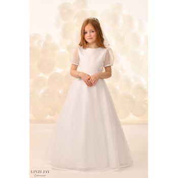Linzi Jay White First Holy Communion Dress