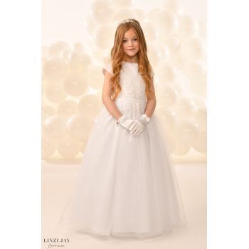 Linzi Jay White First Holy Communion Dress
