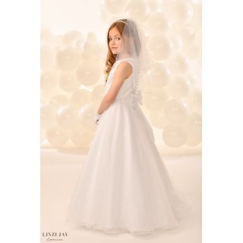 Linzi Jay White First Holy Communion Dress