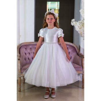 White First Holy Communion Dress Style IS26328