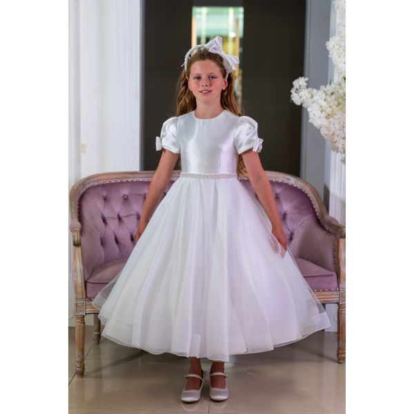 White First Holy Communion Dress Style IS26328