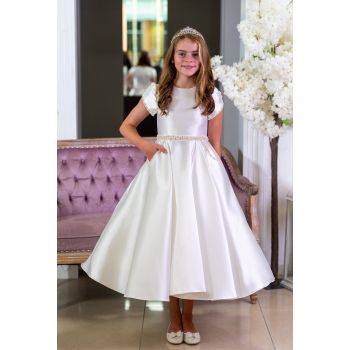 White First Holy Communion Dress