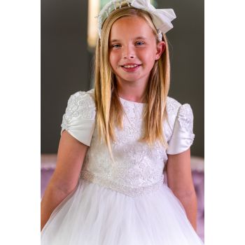 White First Holy Communion Dress