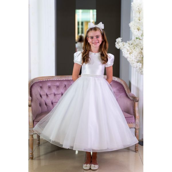 White First Holy Communion Dress