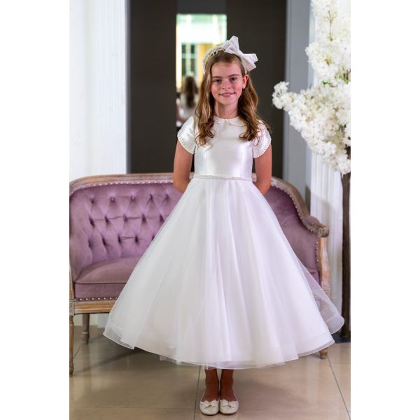 White First Holy Communion Dress