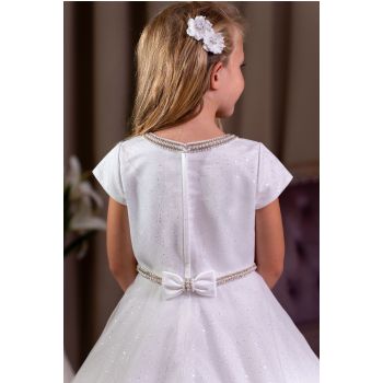 White First Holy Communion Dress