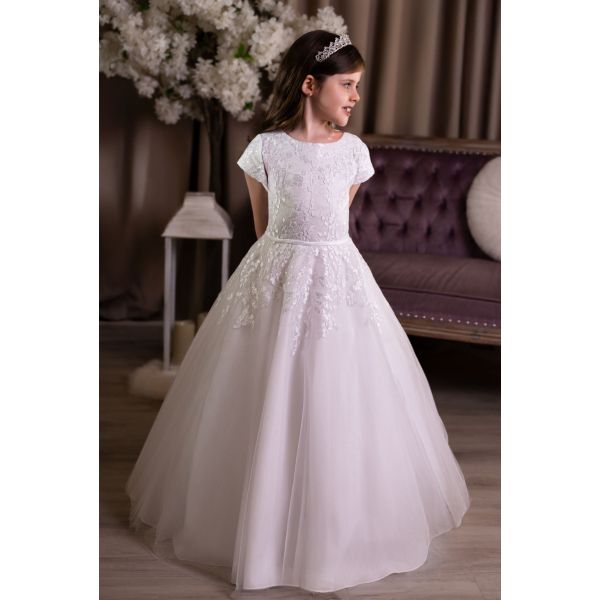 Linzi Jay White First Holy Communion Dress