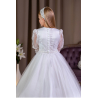 PAULA'S COMMUNION WHITE TEA-LENGTH FIRST HOLY COMMUNION DRESS