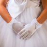 White First Holy Communion Gloves