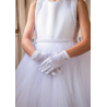 White First Holy Communion Gloves