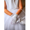 White First Holy Communion Gloves