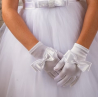 White First Holy Communion Gloves