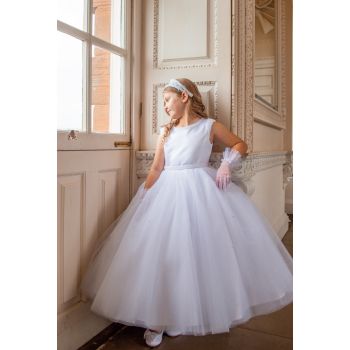 White First Holy Communion Dress
