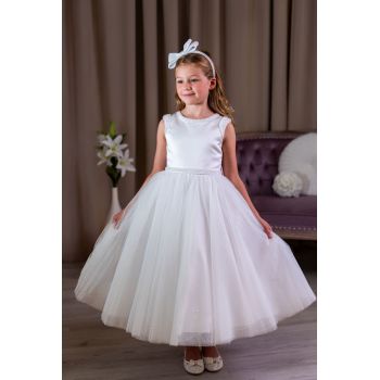 White First Holy Communion Dress