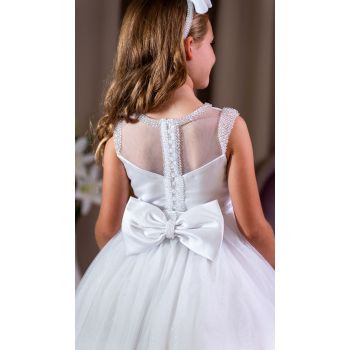 White First Holy Communion Dress